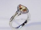 1.50Ct. Pear Yellow Ring - Photo #3
