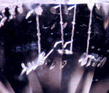 Laser drilled diamond