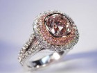 2.02 Ct. Pink Cushion Ring - Photo #2